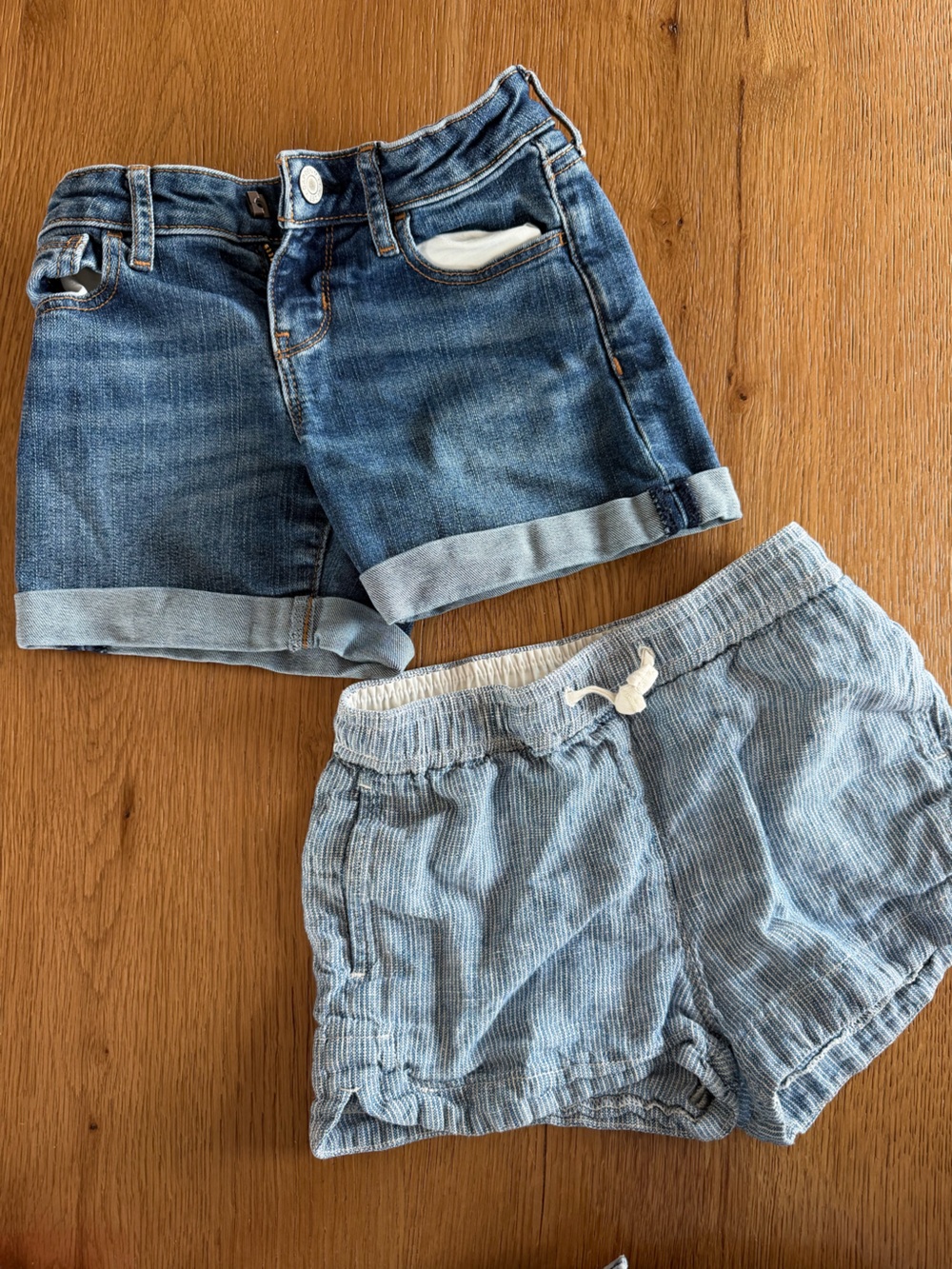 J. Crew Kids Light Blue & Denim Blue Shorts Duo